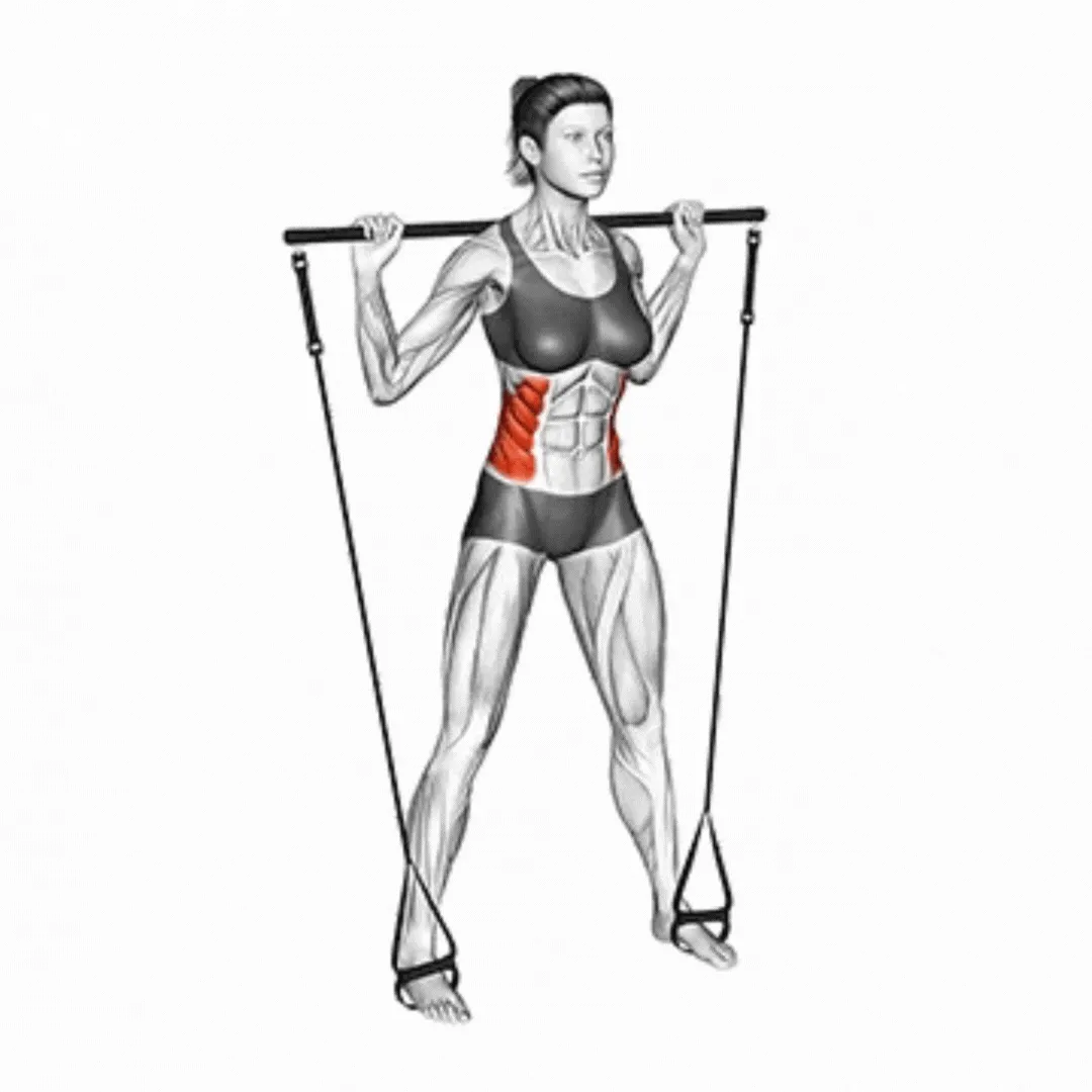 Bar Band Standing Side Bend