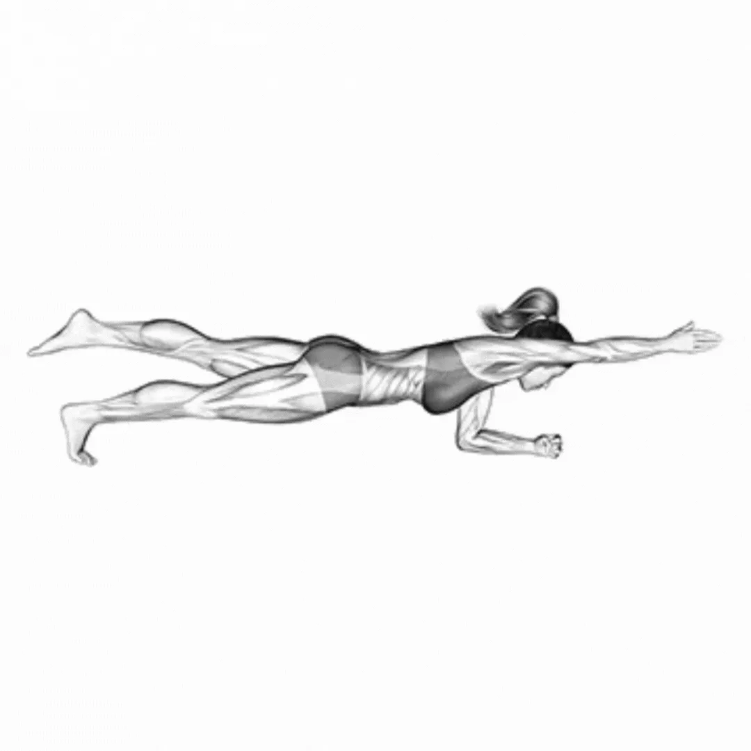 Front Plank with Arm Lift
