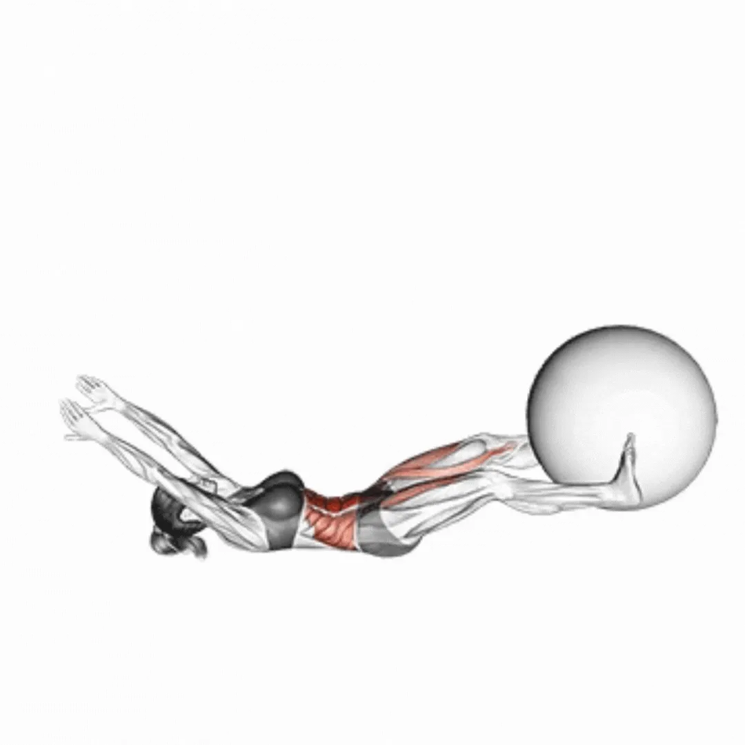 V-Up Down with Stability Ball