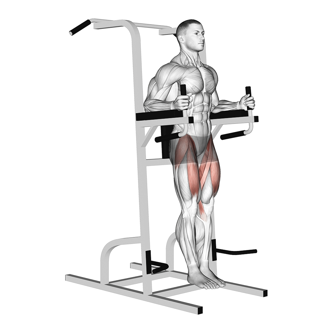 Captains Chair Knee Raise