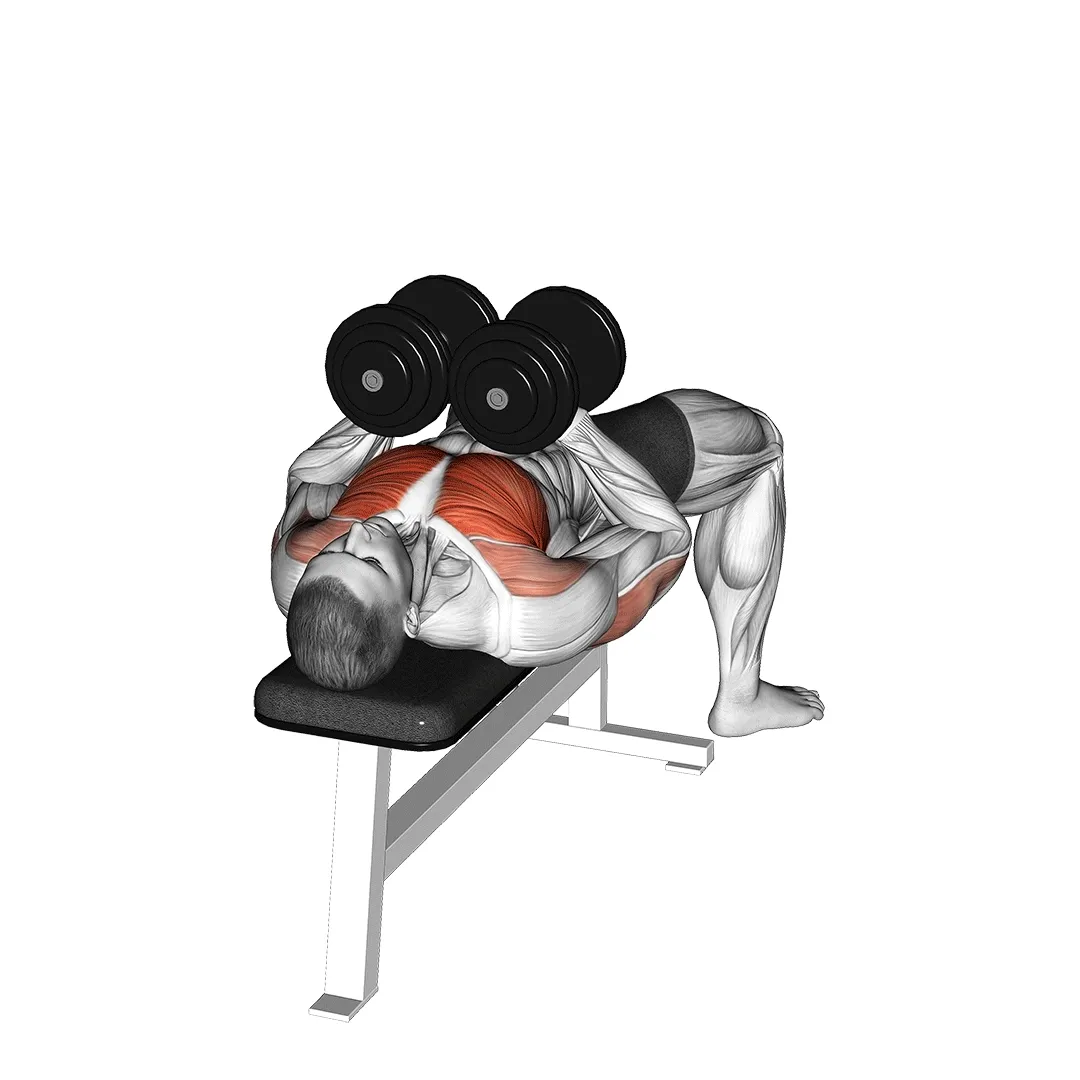 Dumbbell Squeeze Press