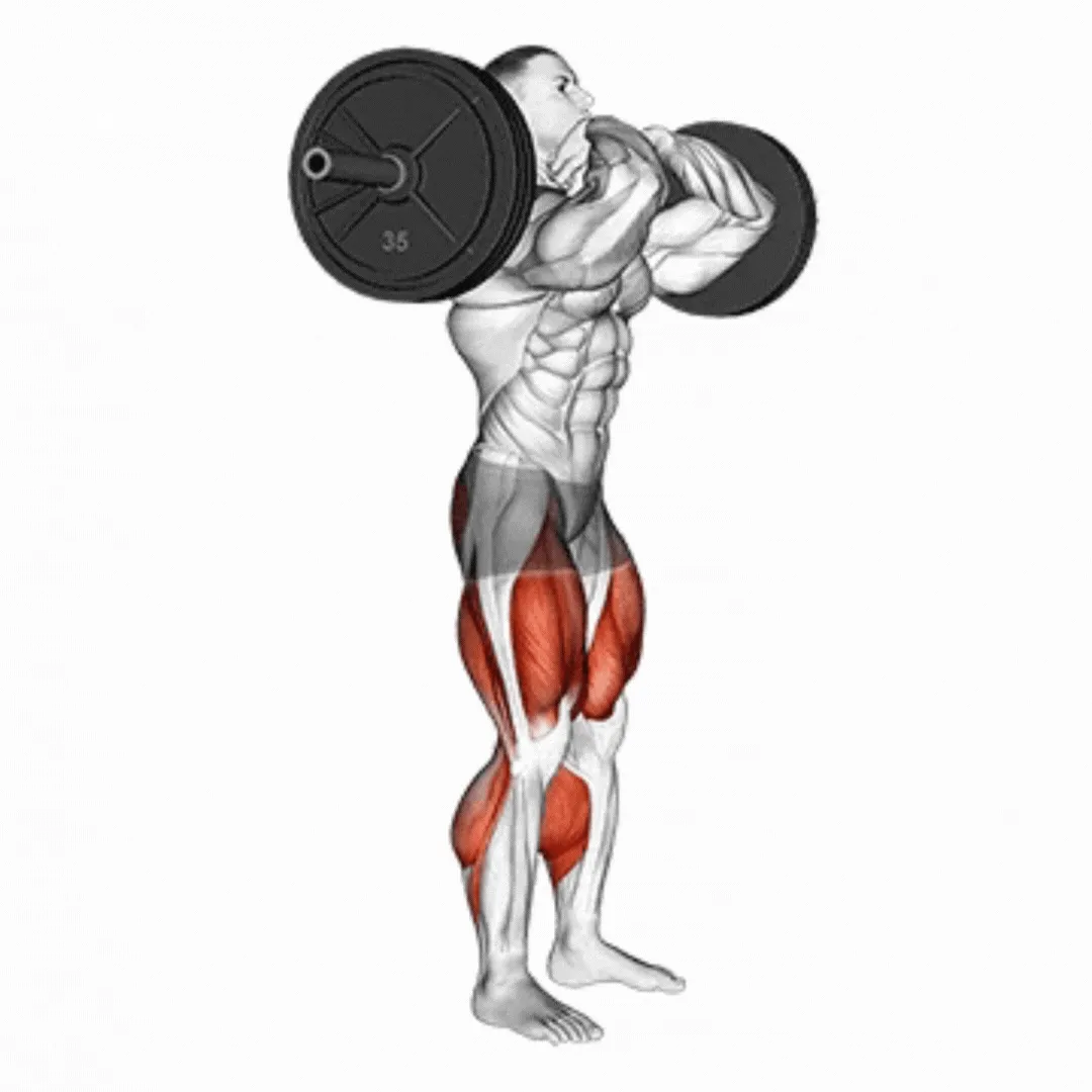 Front Squat Finger Tip Grip