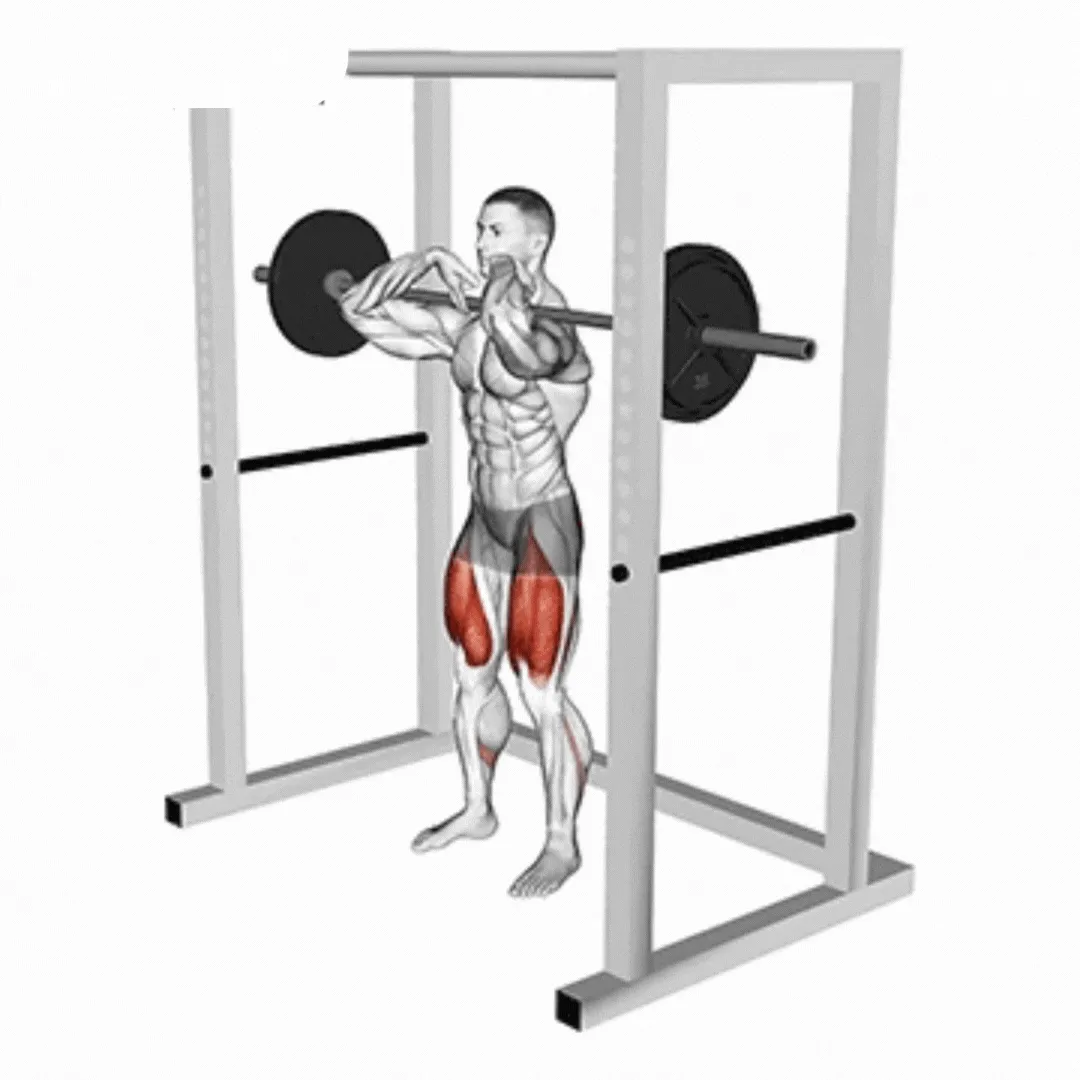 Barbell Pin Front Squat