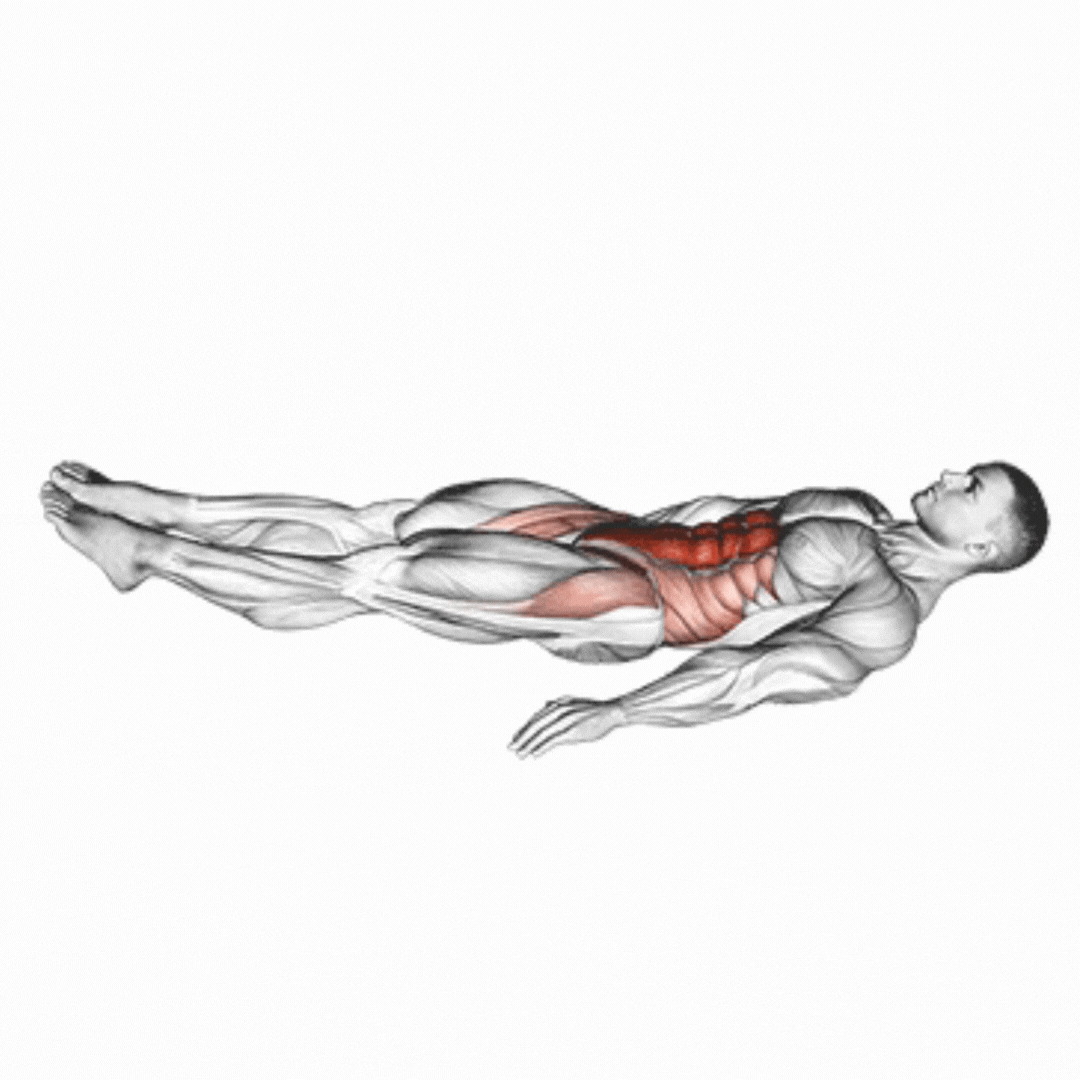 Lying Knee Raise
