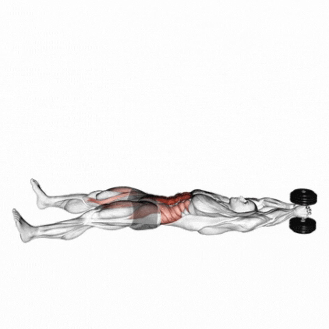 Dumbbell V-up