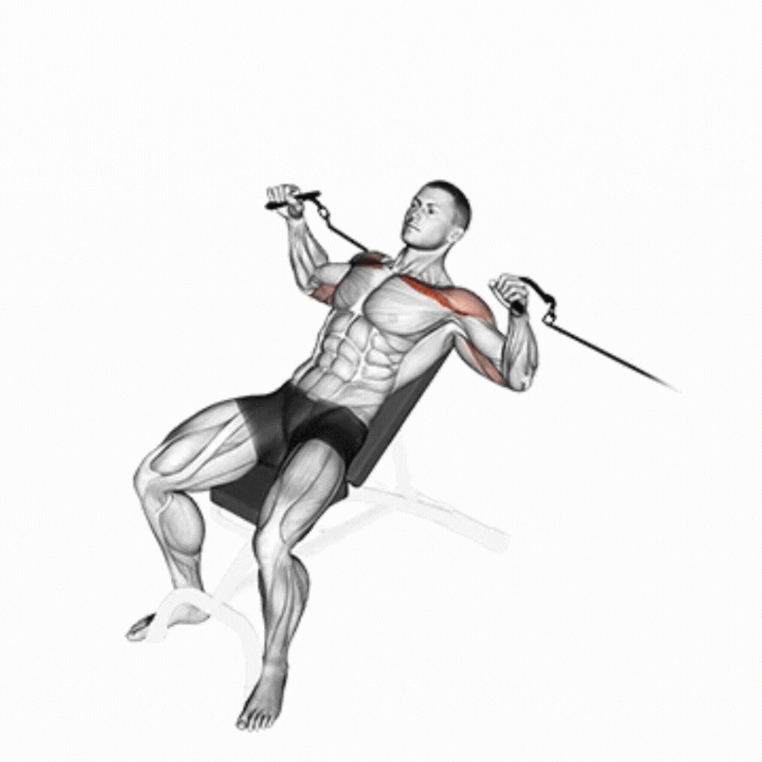 Cable Incline Bench Press