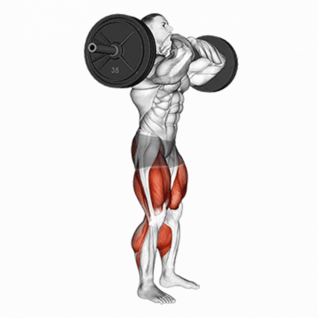 Front Squat Finger Tip Grip