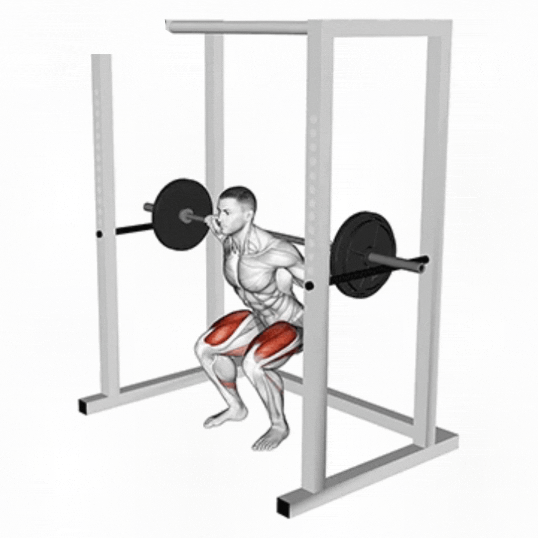 Barbell Pin Squat