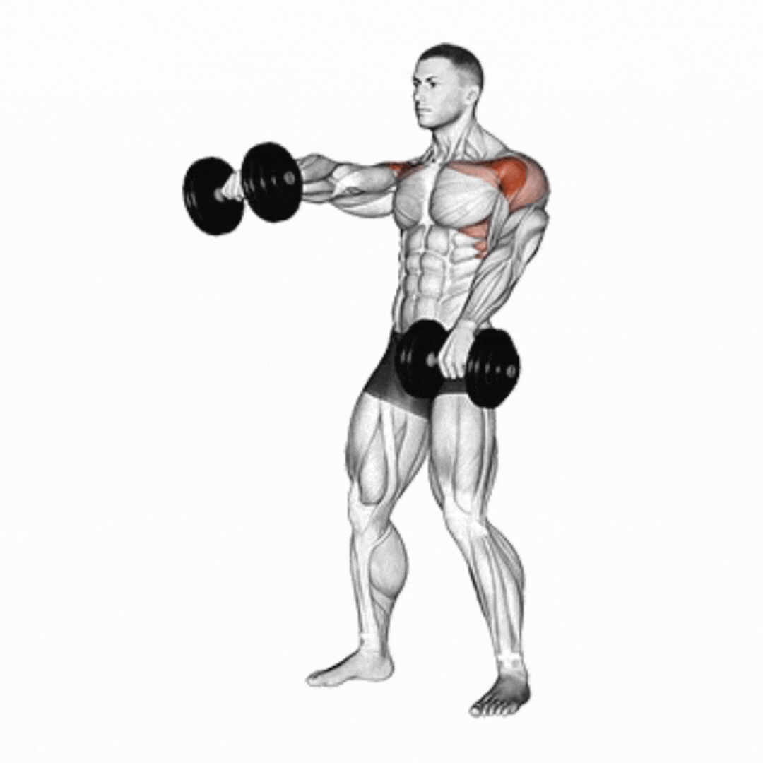 Alternating Dumbbell Front Raise