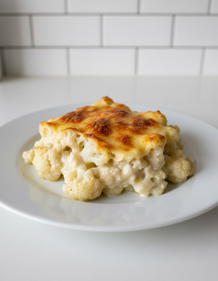 Baked Cauliflower with Cheese