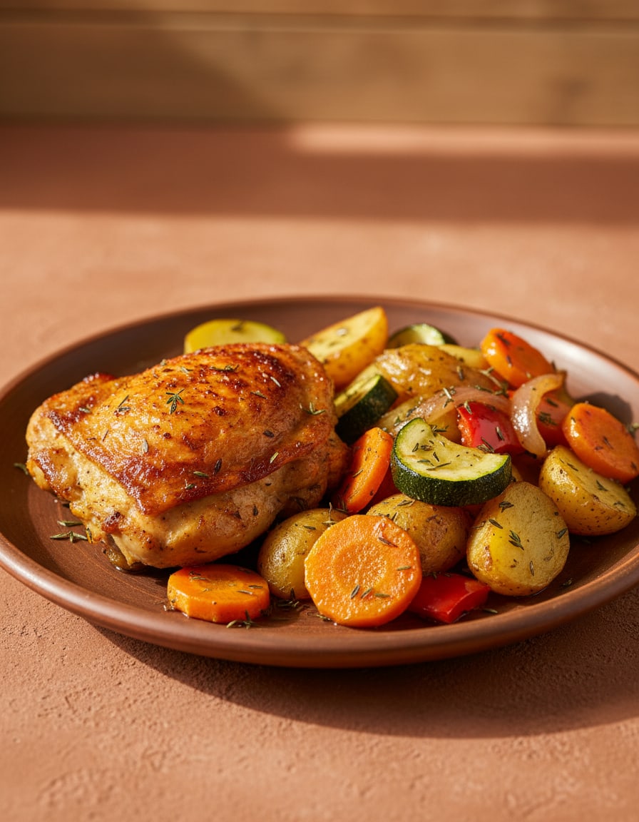 Baked Chicken and Vegetables