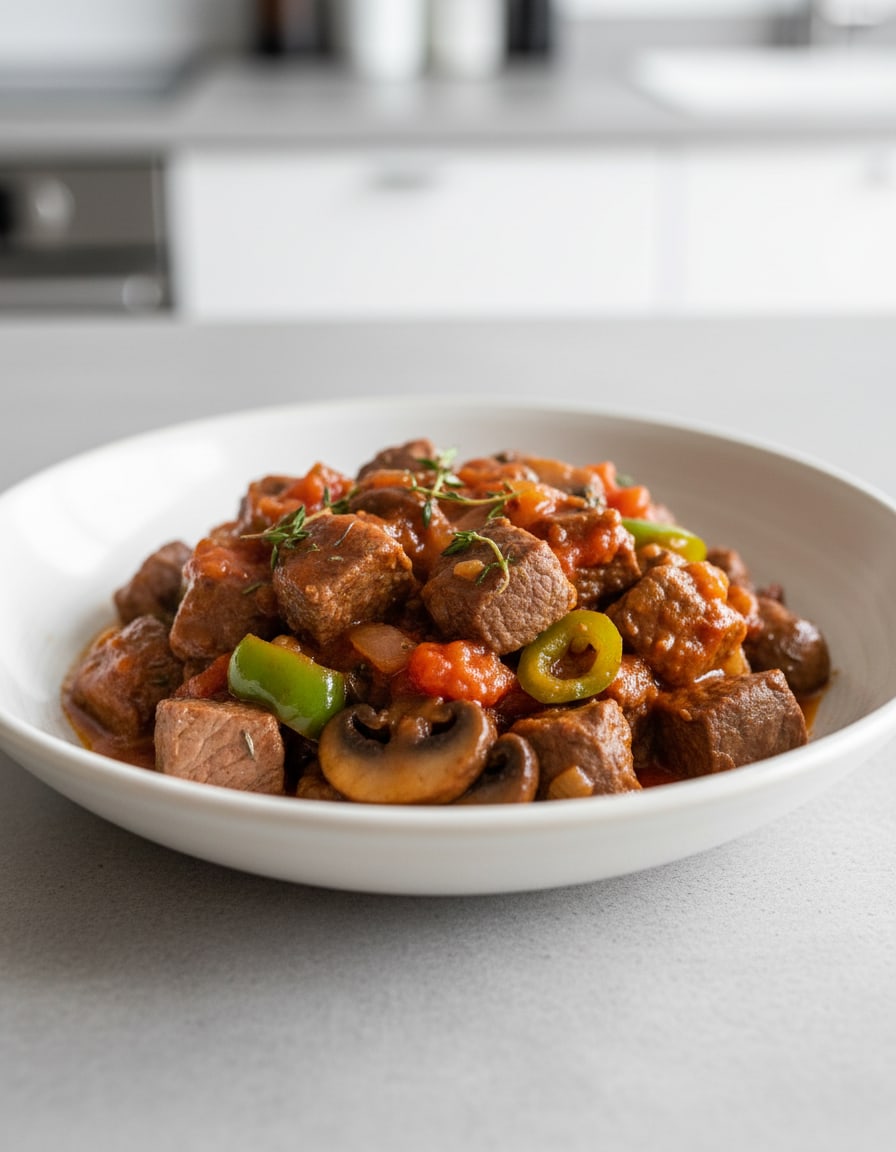 Beef and Mushroom Sauté