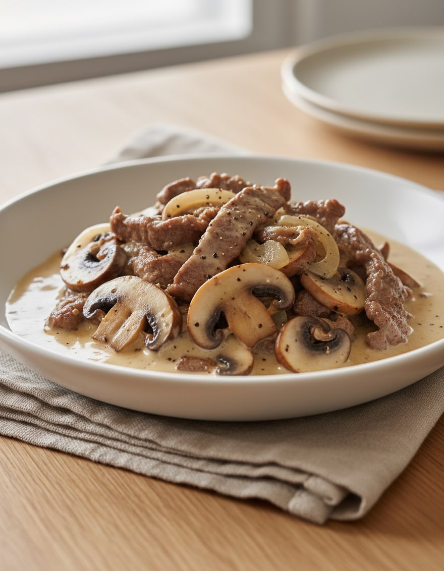 Beef Stroganoff