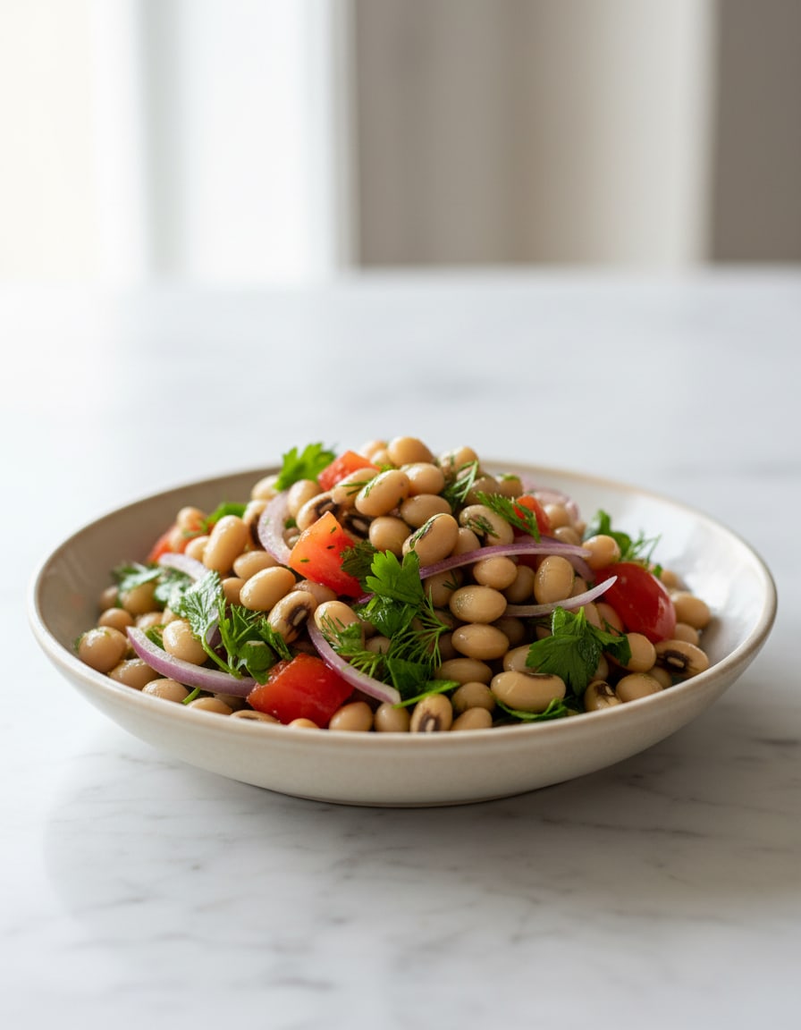 Black-Eyed Peas in Olive Oil
