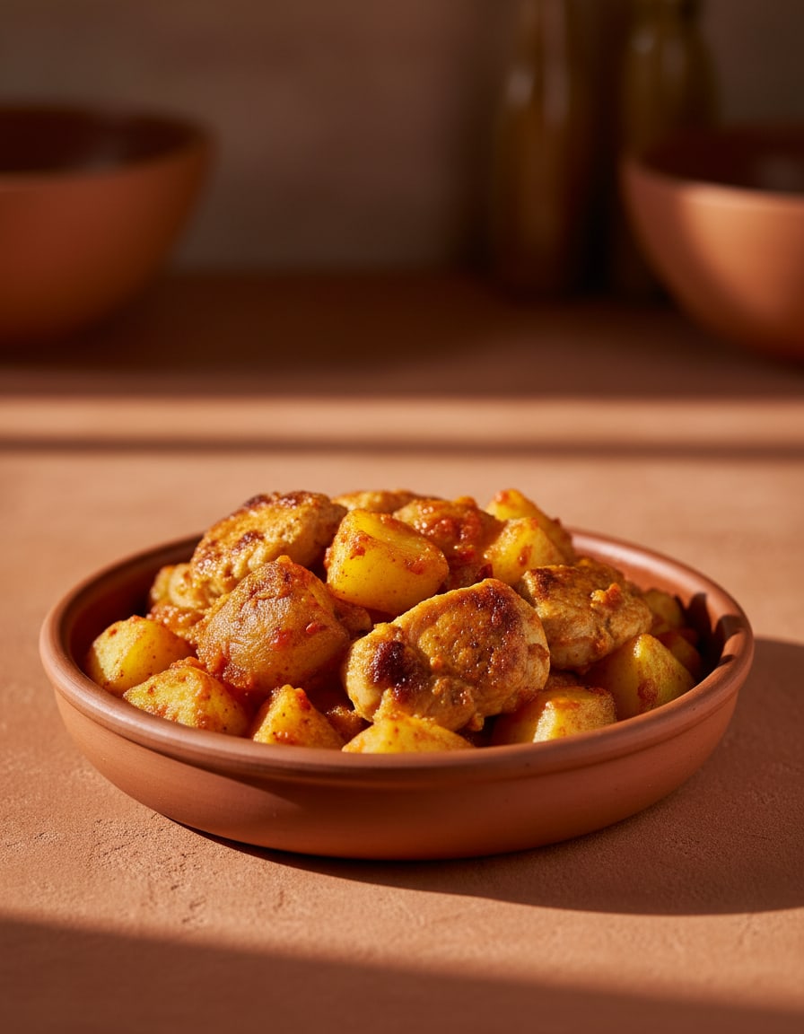 Guiso de pollo con patatas