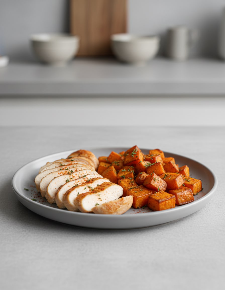 Chicken Breast with Sweet Potato
