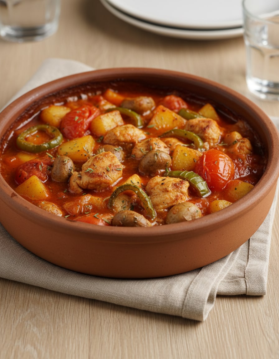 Tavuk güveç (poulet aux légumes en cocotte)