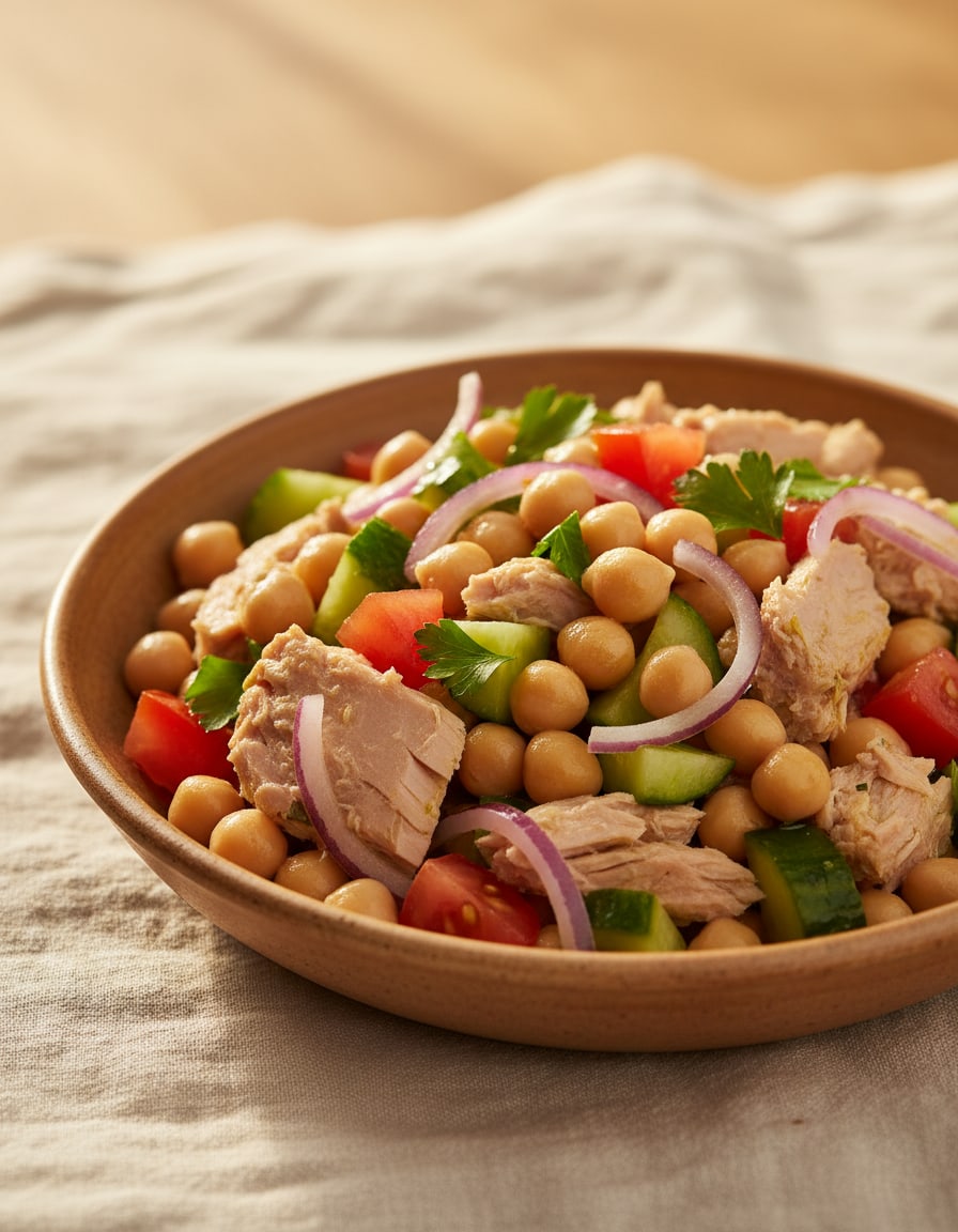Chickpea Tuna Salad