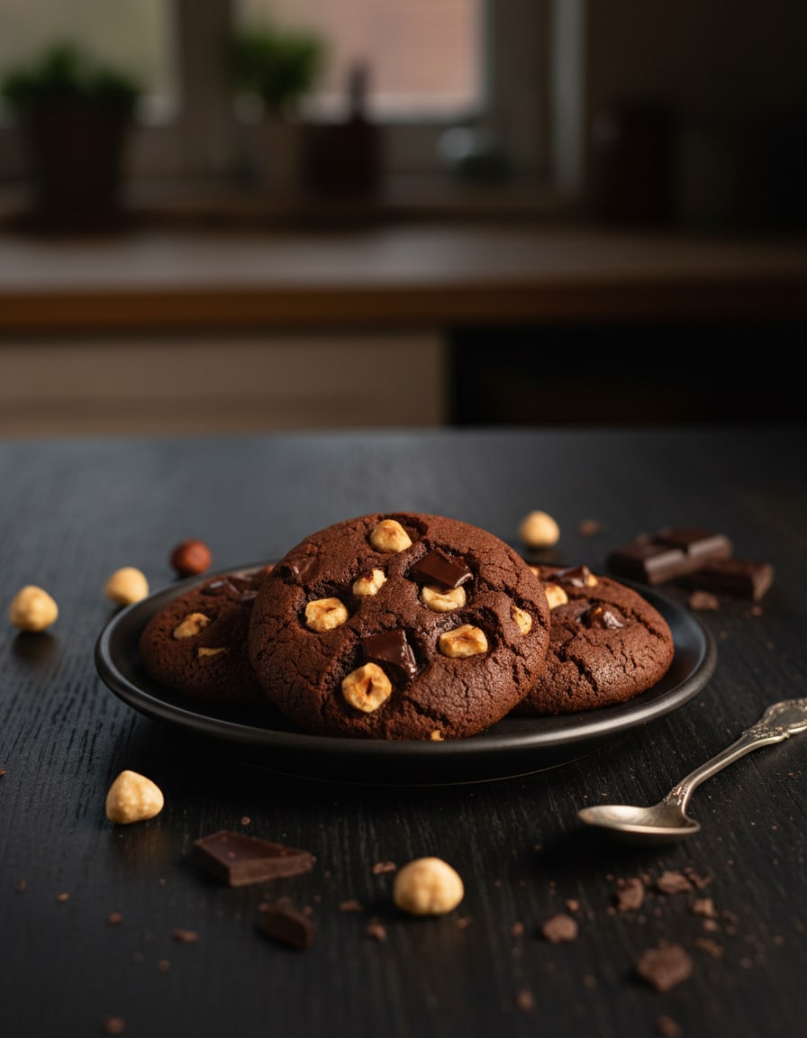 Chocolate Hazelnut Cookies