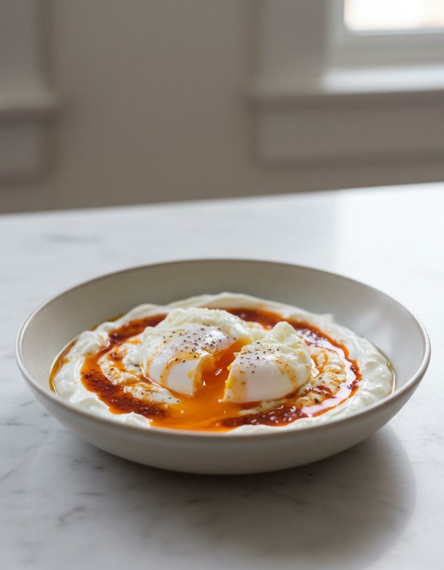 Çılbır (Turkish Eggs)