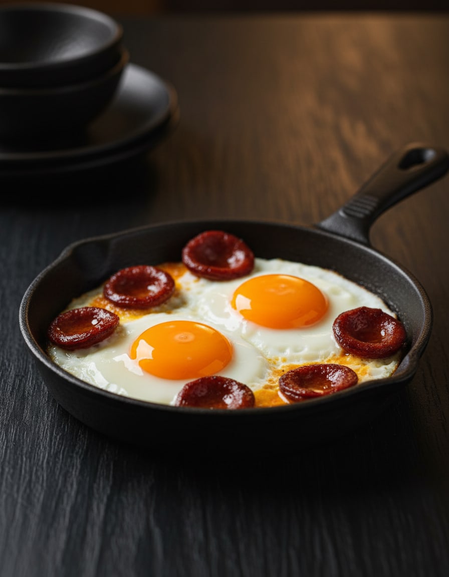 Eggs with Sucuk