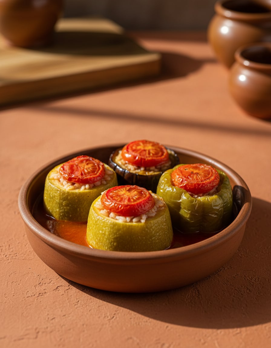 Ekşili Dolma (Sour Stuffed Vegetables)