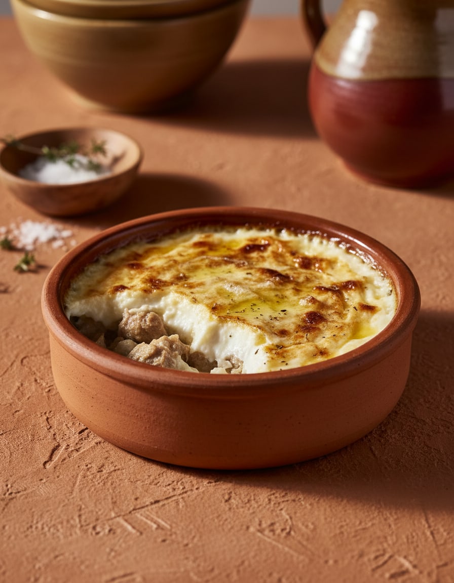 Elbasan Tava (Baked Lamb with Yogurt)