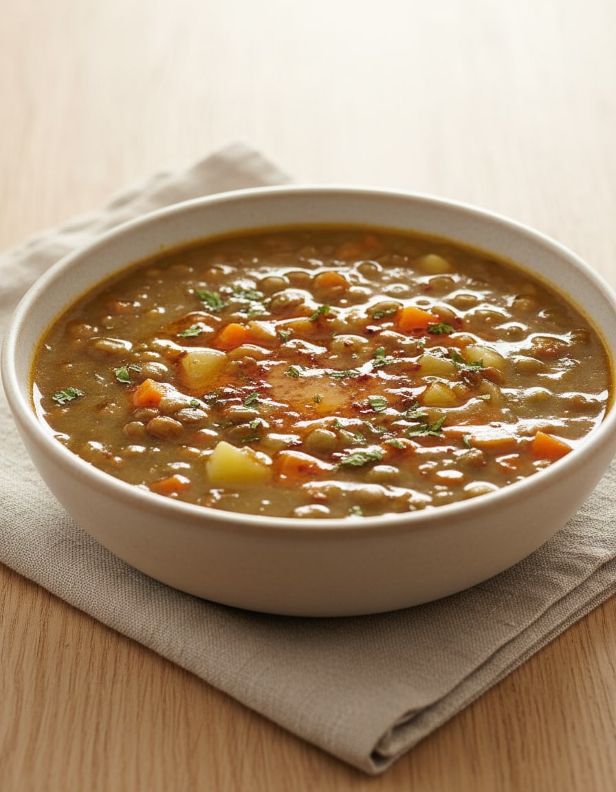 Green Lentil Soup