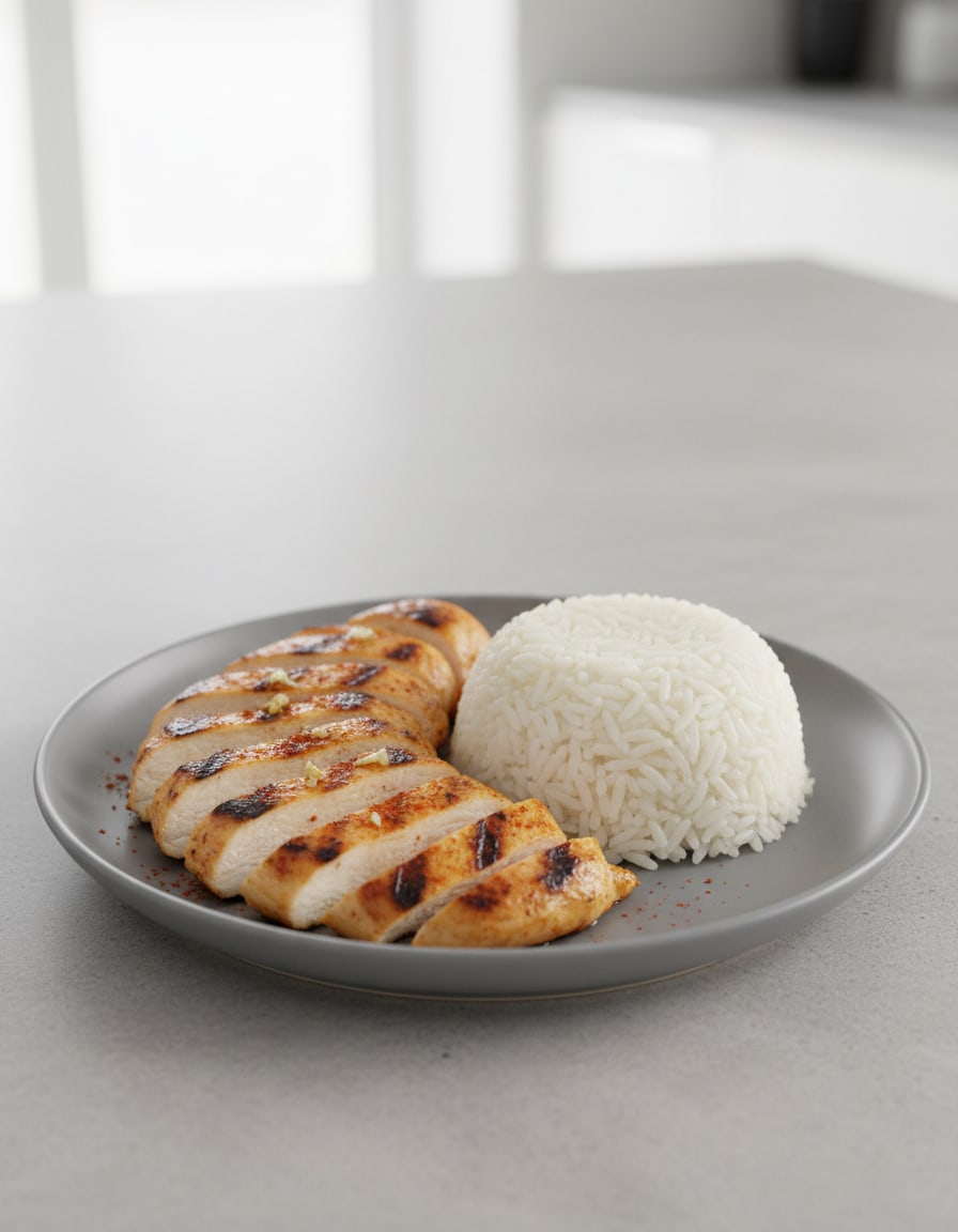 Grilled Chicken & Rice