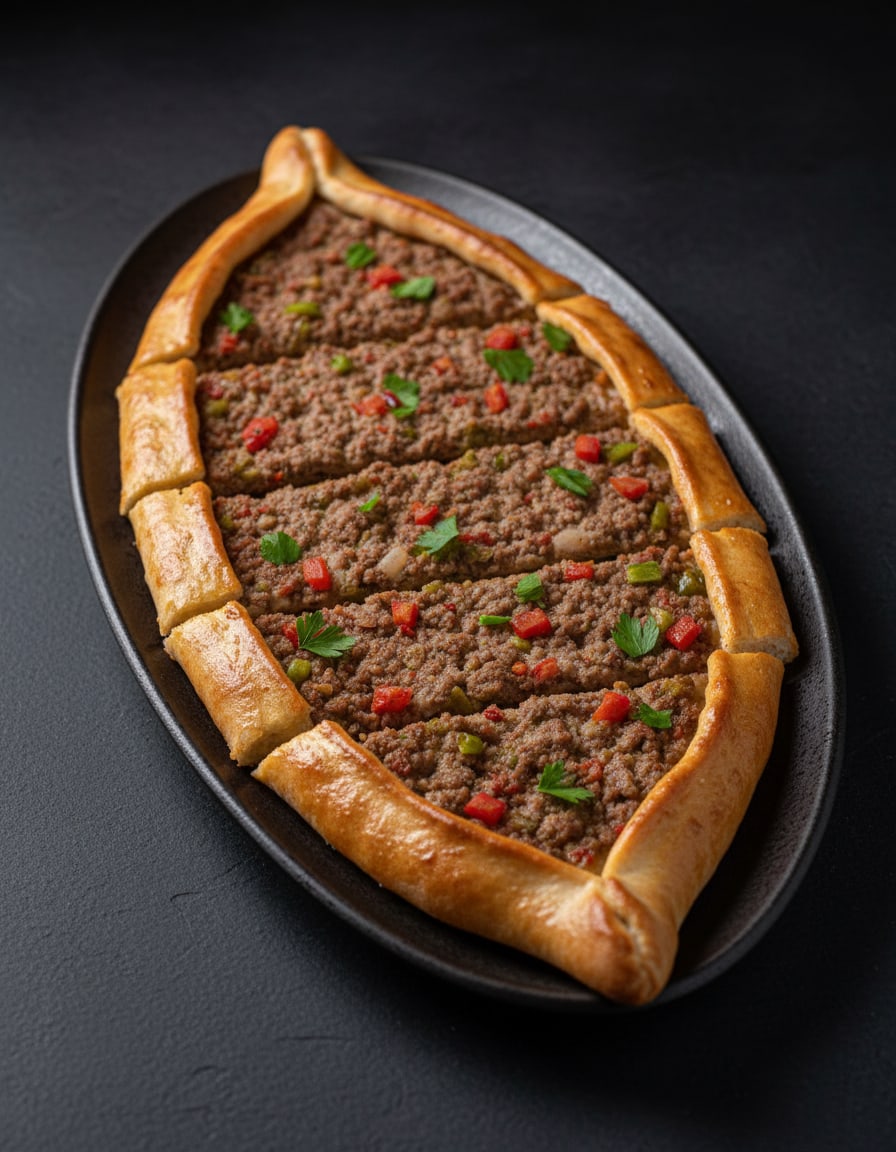 Pide mit Hackfleisch