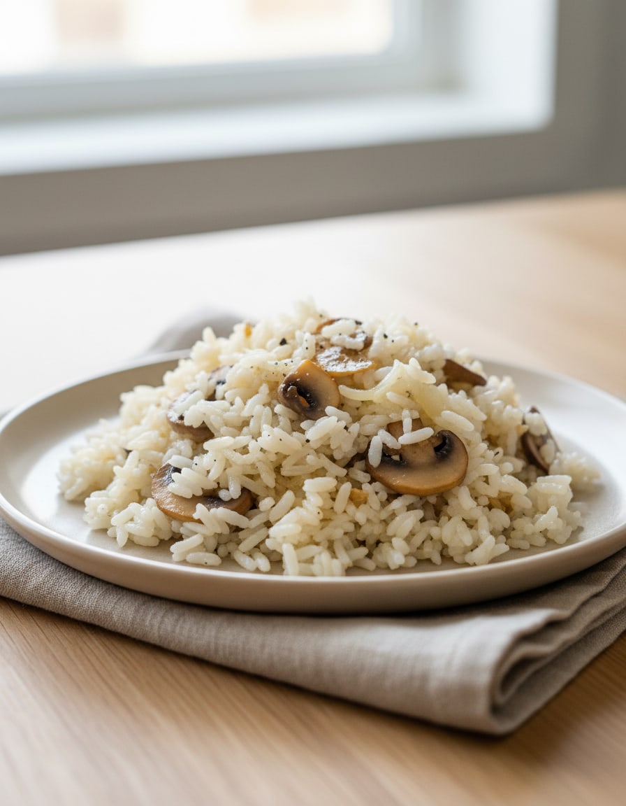 Mushroom Rice Pilaf