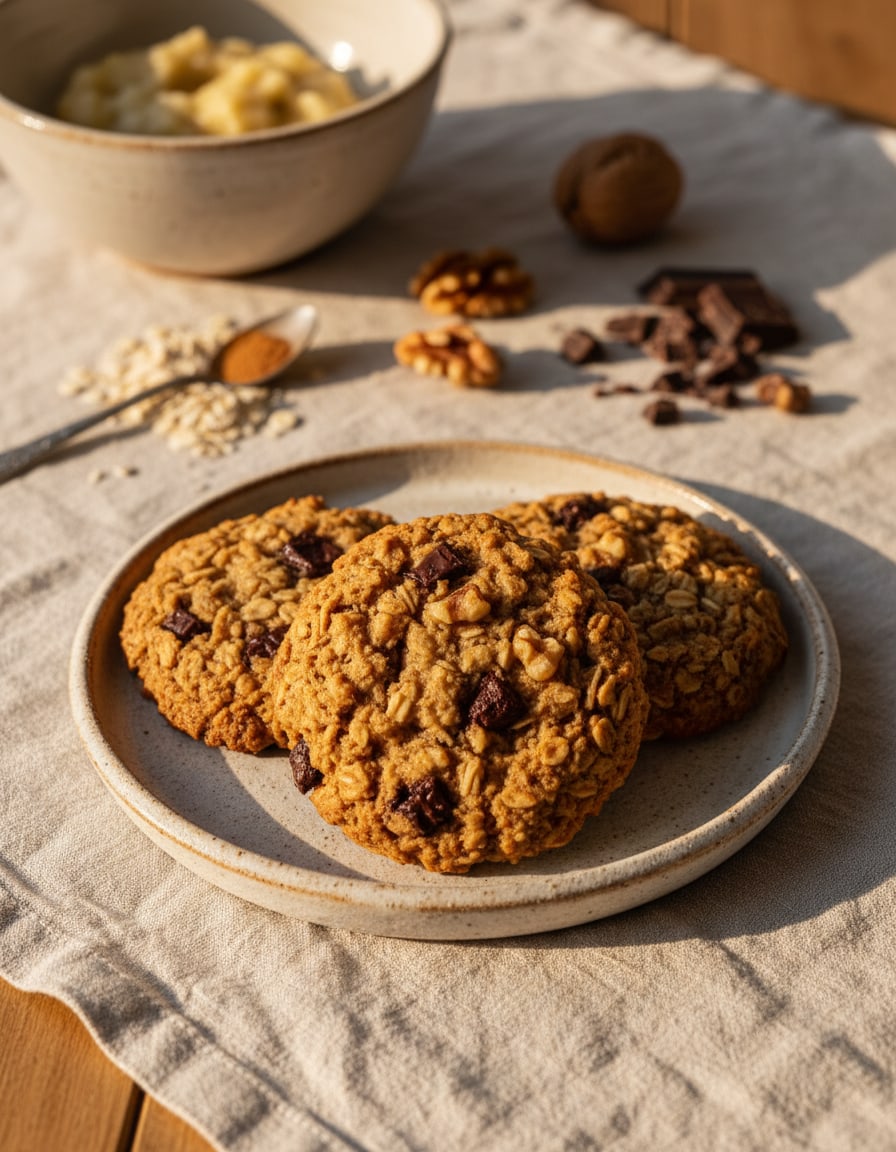Oat Banana Cookies