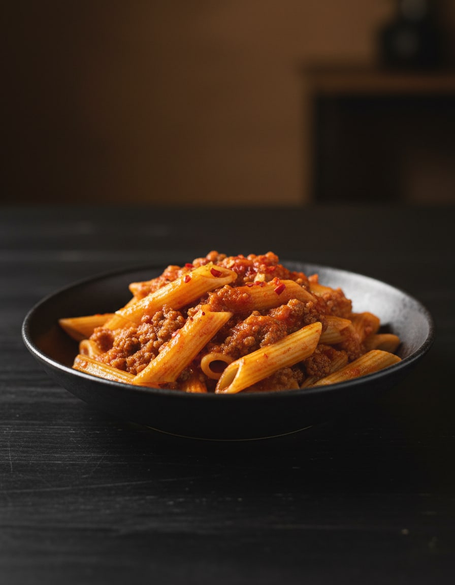 Pasta with Ground Beef