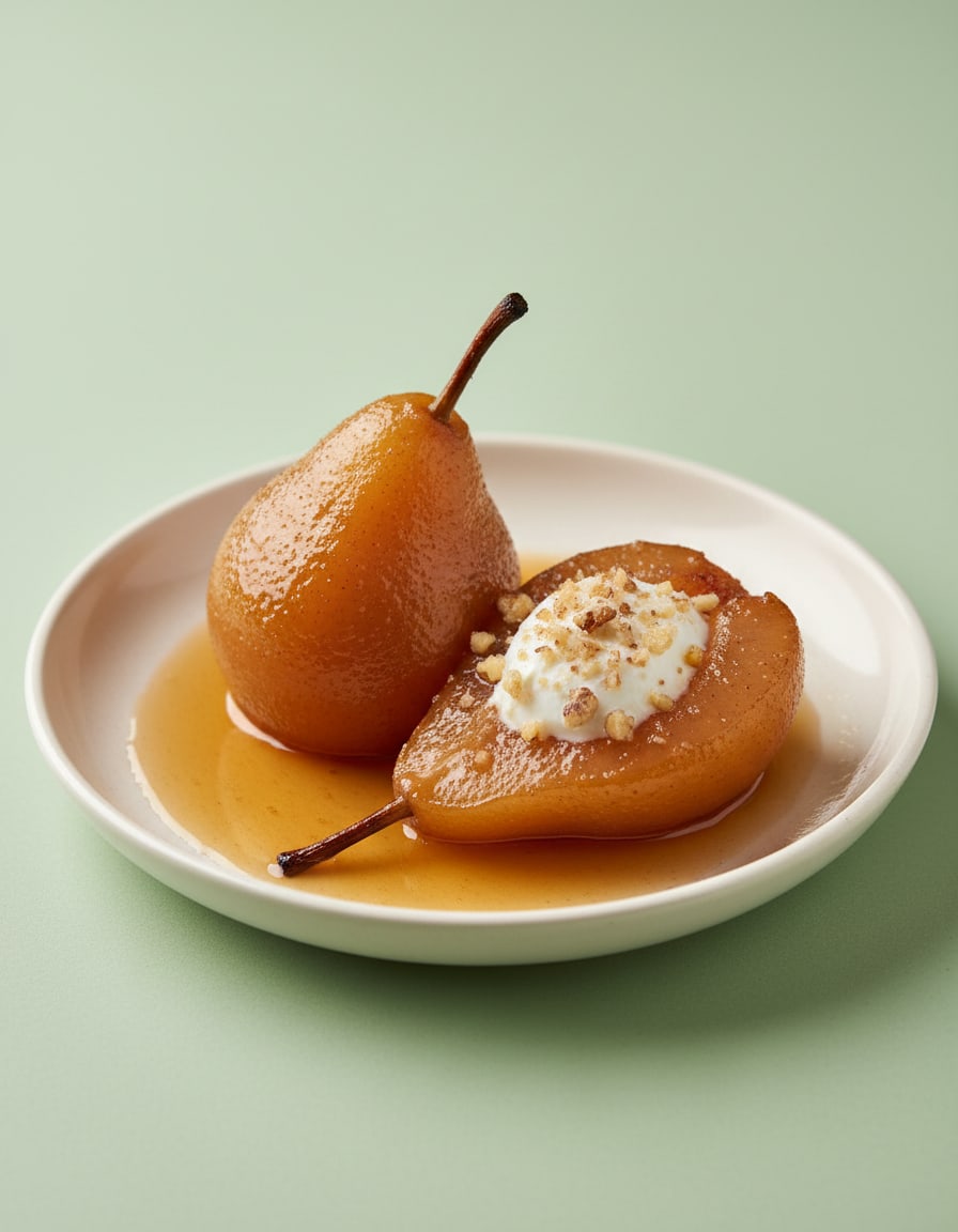 Poached Pear Dessert