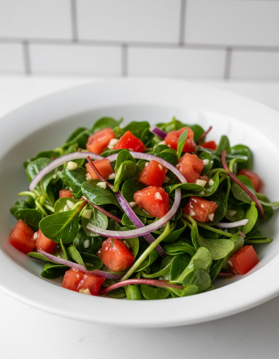 Purslane Salad with Olive Oil