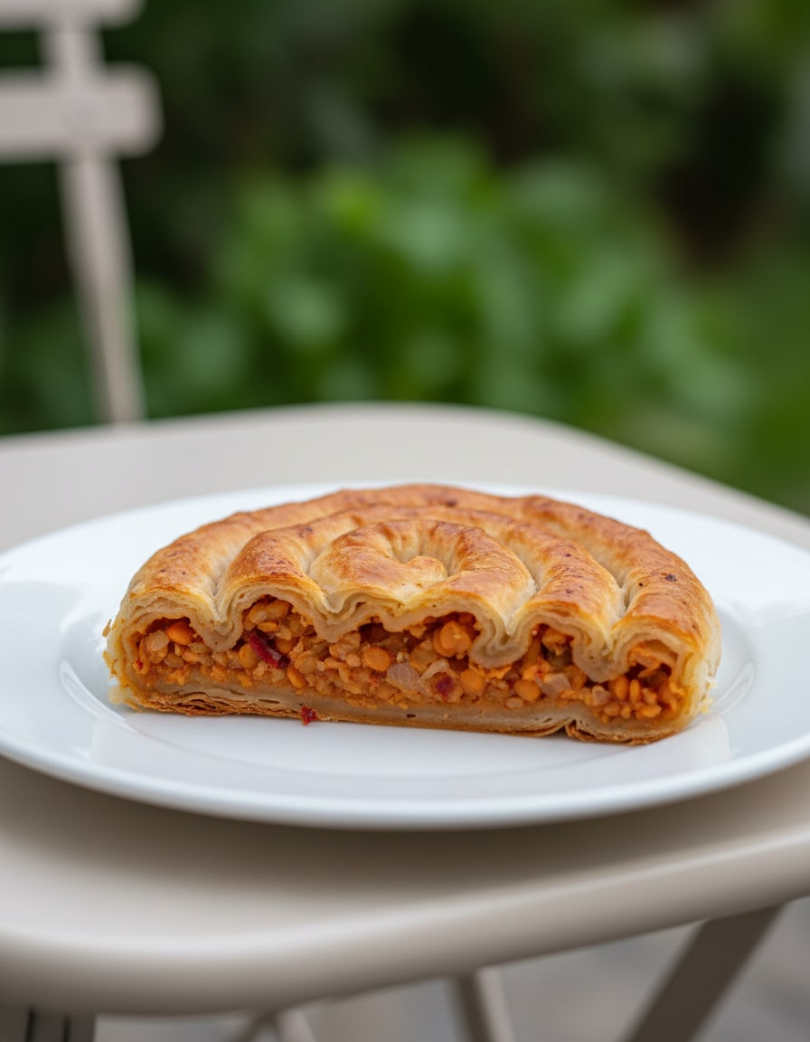Börek de lentilha