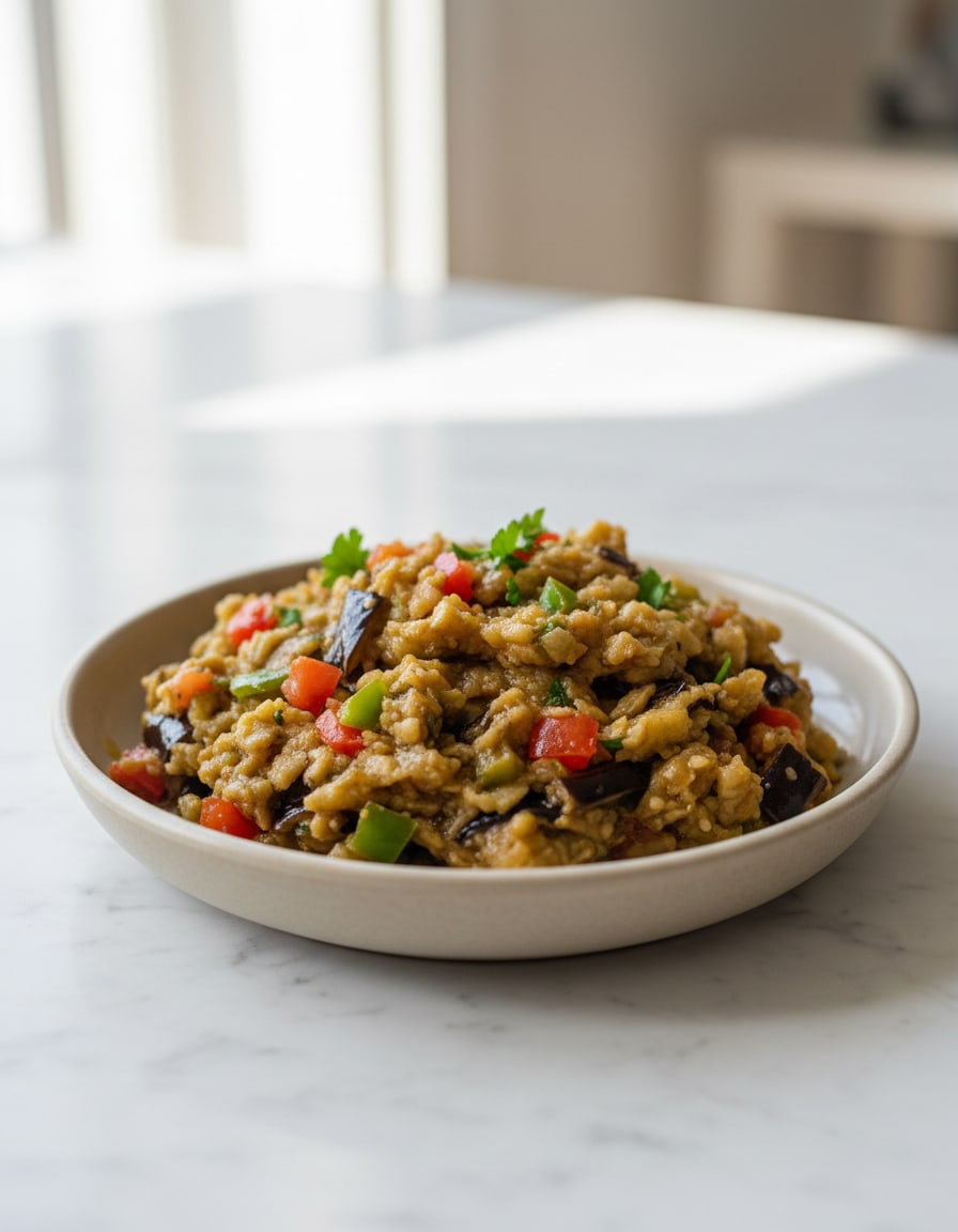 Roasted Eggplant Salad