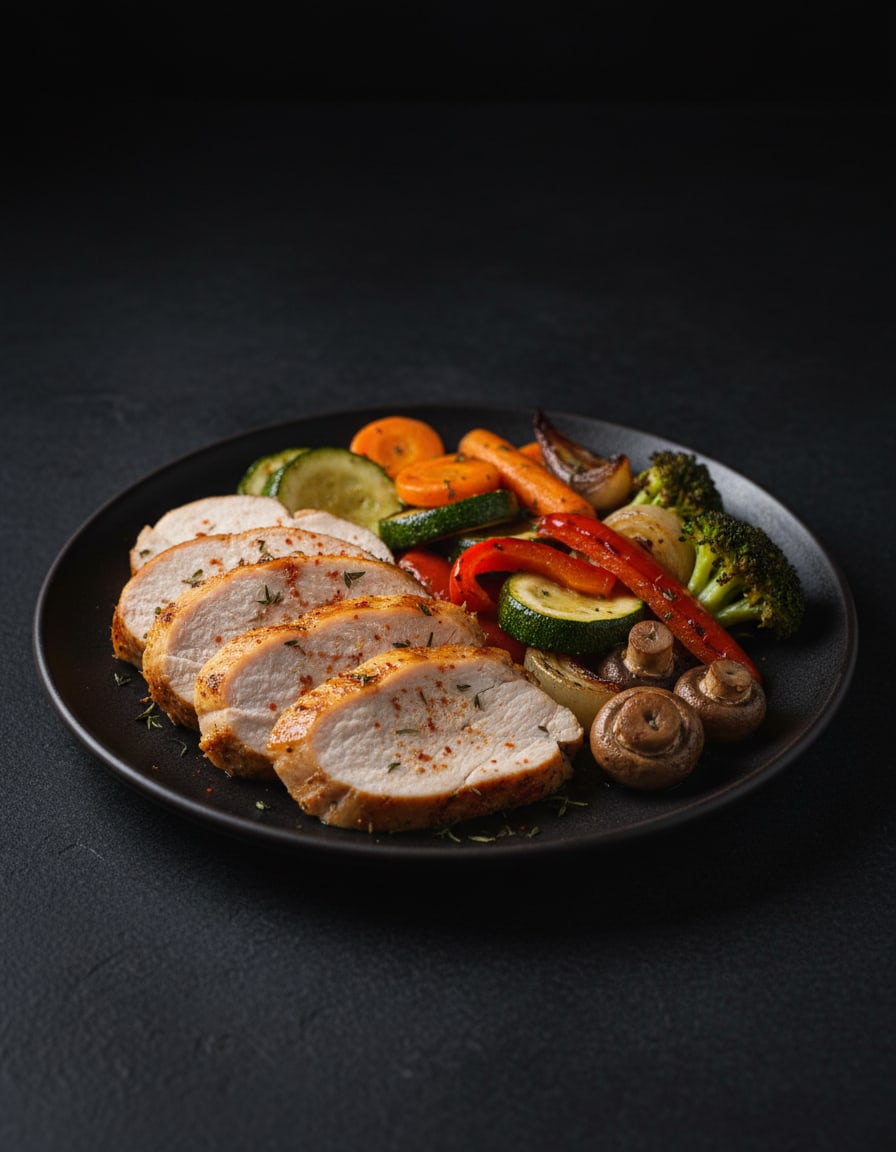 Roasted Turkey Breast with Vegetables