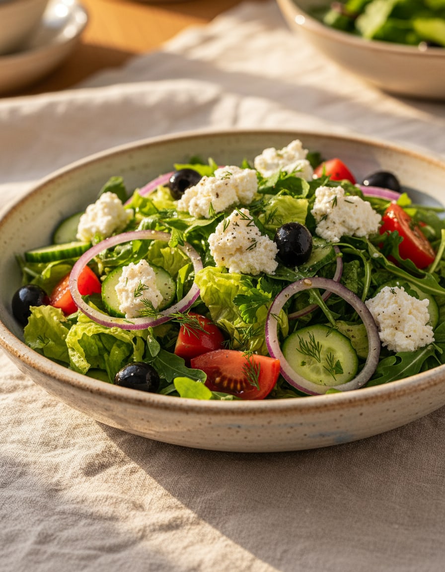 Lor Peynirli Salata