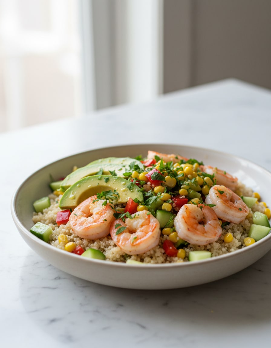Shrimp Quinoa Bowl