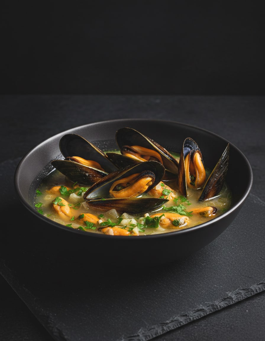 Steamed Mussels