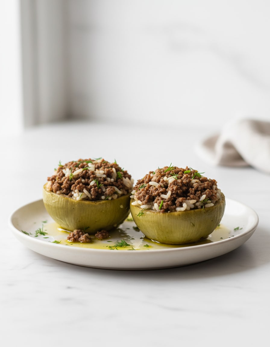 Stuffed Artichokes with Meat