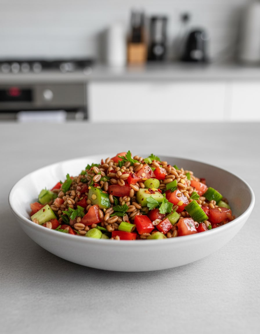 Salade de blé en grains