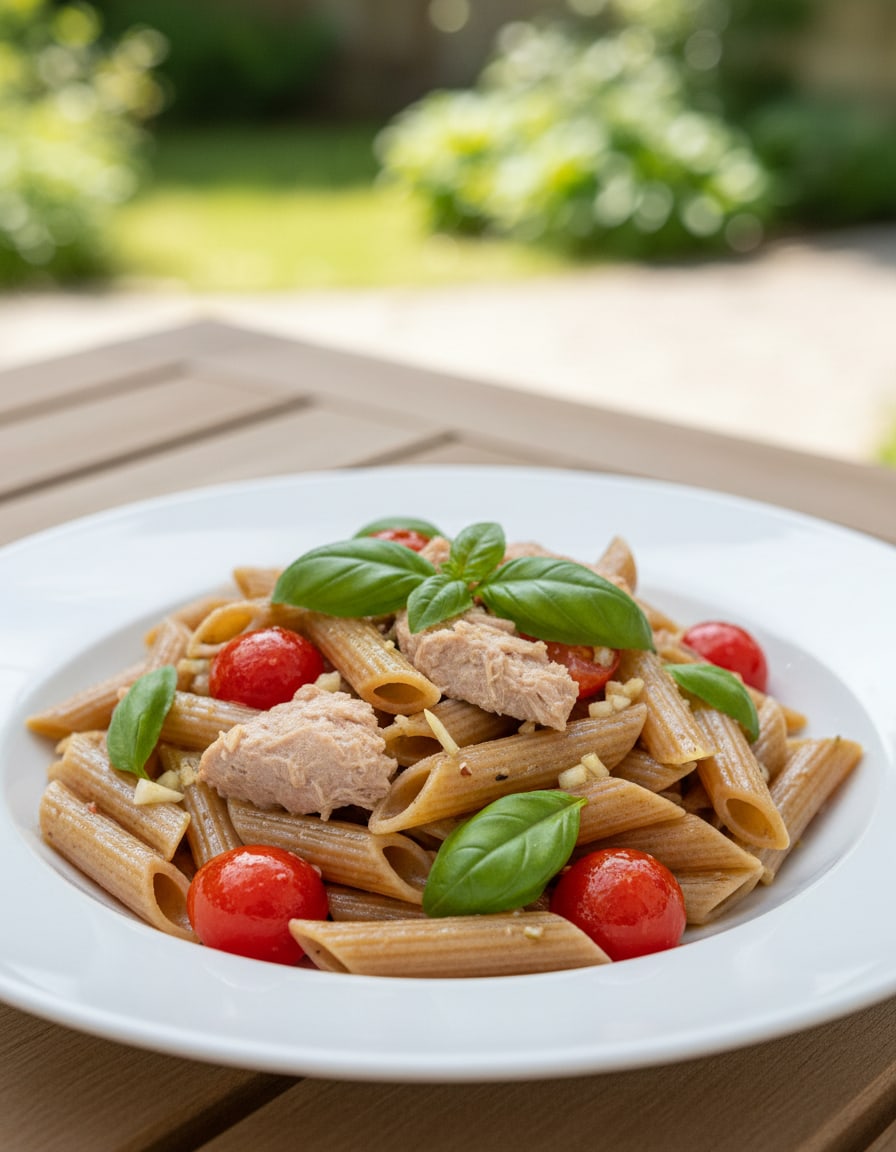 Whole-Wheat Pasta with Tuna